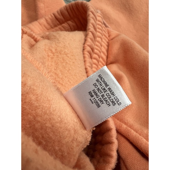 Zenana Pants Womens Small Orange‎ Joggers Pull On Drawstring Cotton Blend - Picture 14 of 14